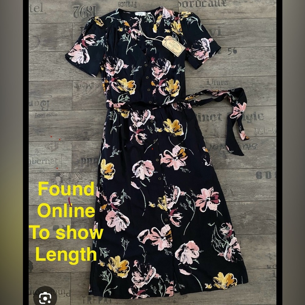 Fat Face Esme Homestead Tea Dress with Floral Accents - Picture 5 of 5